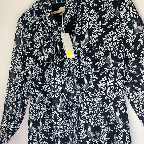 Boden Sylvia Dress Size US 8 Parrot Paradise Novelty Career Teacher Twee Funky - Picture 7 of 16